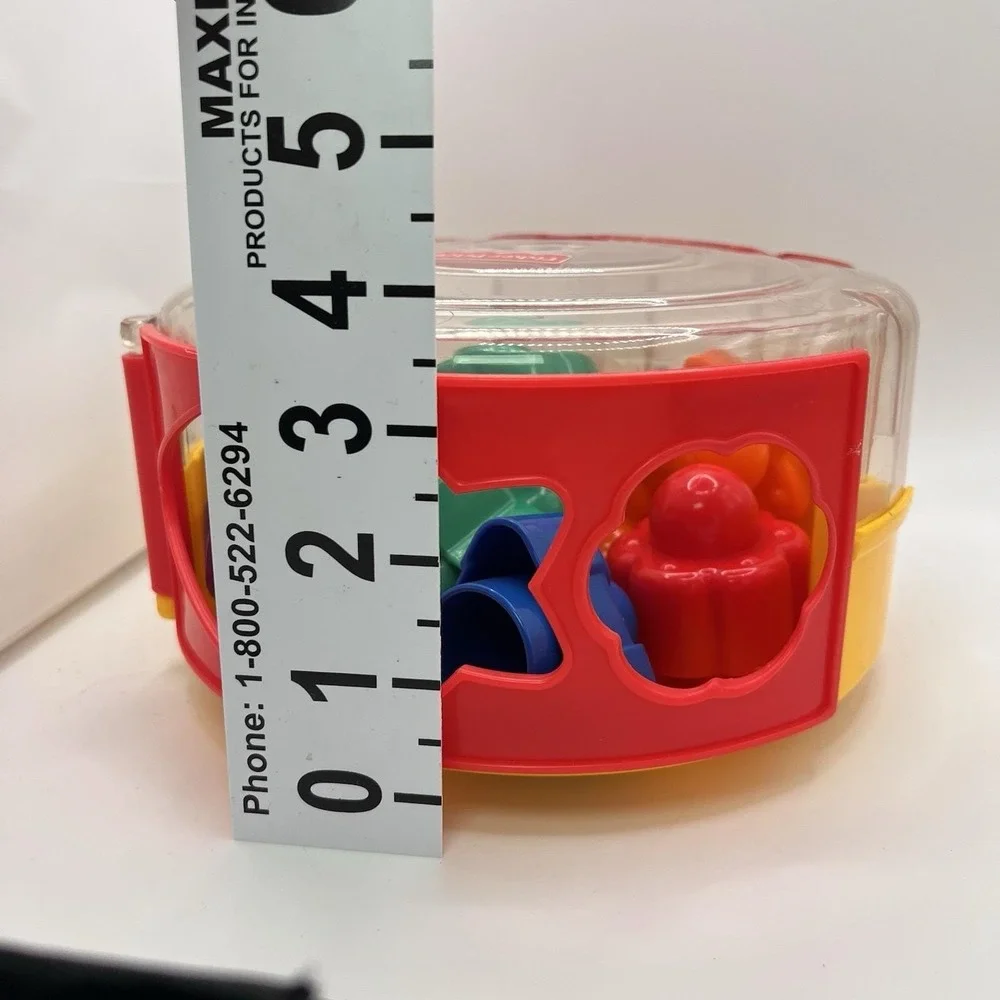 Fisher-Price Vintage Snail Pail Shape-sorter and Stacking Toy 2000 Learning